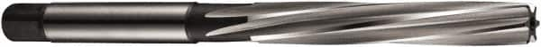 DORMER - 0.3152" Diam, Straight Shank, 58mm Flute, Hand Reamer - Spiral Flute, 4.53" OAL, Left Hand Spiral, Right Hand Cut, 6 Flutes, High Speed Steel - Caliber Tooling