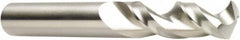 DORMER - 33/64" 130° Parabolic Flute Cobalt Screw Machine Drill Bit - Bright Finish, Right Hand Cut, 60mm Flute Length, 98mm OAL, PFX Point, Straight Shank - Caliber Tooling