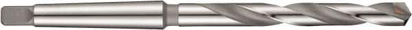 DORMER - 29mm, 3MT 118° Point Carbide-Tipped Taper Shank Drill Bit - Bright/Oxide Finish, 175mm Flute Length, 296mm OAL, Spiral Flute, Series A166 - Caliber Tooling