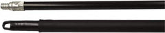 Weiler - 60 x 15/16" Metal Squeegee Handle - Threaded Connection, Black - Caliber Tooling