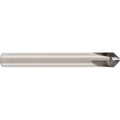 Seco - 12mm Diam 4 Flute Single End Solid Carbide Chamfer Mill - Caliber Tooling