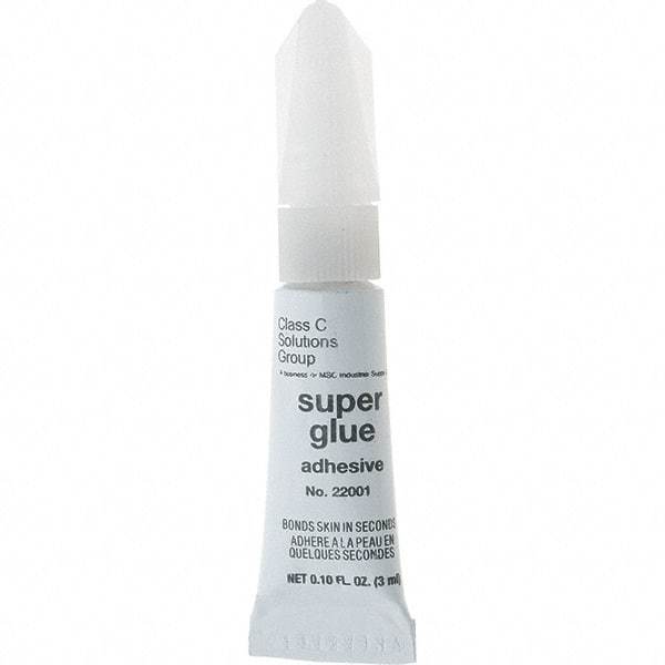 Value Collection - 0.10 oz Tube Clear Instant Adhesive - 30 sec Working Time - Caliber Tooling