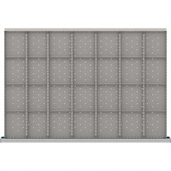 LISTA - 28-Compartment Drawer Divider Layout for 3.15" High Drawers - Caliber Tooling