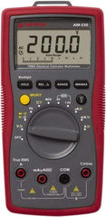 Amprobe - 4018651, CAT III, 600 VAC/VDC, Digital Average Responding Multimeter - 40 mOhm, Measures Voltage, Capacitance, Current, Frequency, Resistance, Temperature - Caliber Tooling