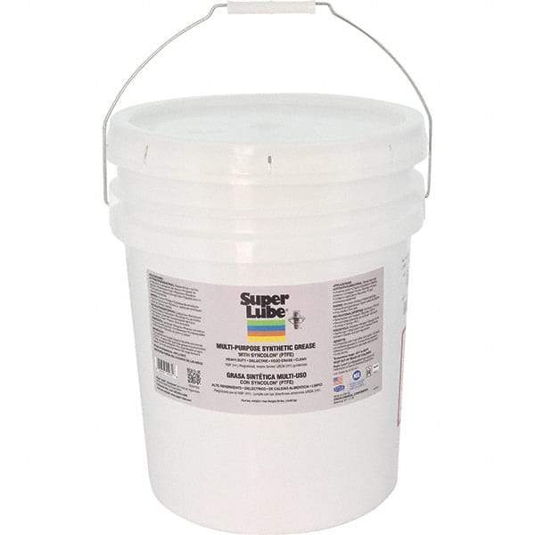 Synco Chemical - 30 Lb Pail Synthetic General Purpose Grease - Translucent White, Food Grade, 450°F Max Temp, NLGIG 1, - Caliber Tooling