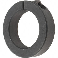 Value Collection - 40mm Bore, Steel, One Piece Clamp Collar - 2-3/8" Outside Diam - Caliber Tooling