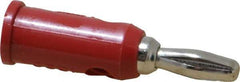 Pomona - Red Electrical Test Equipment Banana Plug - Caliber Tooling