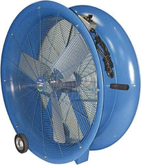 Patterson Fan - 30" Blade, 1/2 hp, 7,500 CFM, Industrial Circulation Fan - Floor Stand, 115 AC Volts, 6.2 Amps, 3 Speed - Caliber Tooling