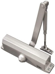 Yale - 42" Door Width, 9-3/4" Closer Body Length, Non-Handed Door Closer Manual Damper - Aluminum Finish, Non-Handed - Caliber Tooling