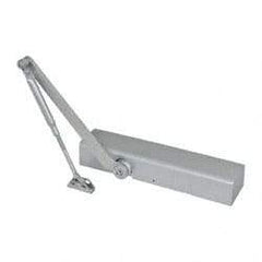 Yale - 48" Door Width, 13" Closer Body Length, Non-Handed Door Closer Manual Damper - Aluminum Finish, Non-Handed - Caliber Tooling