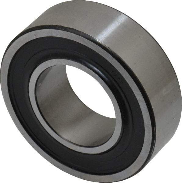 SKF - 30mm Bore Diam, 62mm OD, Double Seal Self Aligning Radial Ball Bearing - 20mm Wide, 2 Rows, Round Bore, 1,510 Lb Static Capacity, 5,350 Lb Dynamic Capacity - Caliber Tooling