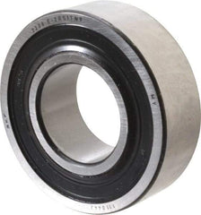 SKF - 30mm Bore Diam, 62mm OD, Double Seal Self Aligning Radial Ball Bearing - 20mm Wide, 2 Rows, Round Bore, 1,510 Lb Static Capacity, 5,350 Lb Dynamic Capacity - Caliber Tooling