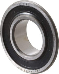 SKF - 35mm Bore Diam, 72mm OD, Double Seal Self Aligning Radial Ball Bearing - 23mm Wide, 2 Rows, Round Bore, 1,980 Lb Static Capacity, 6,900 Lb Dynamic Capacity - Caliber Tooling