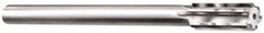 Made in USA - 11/32" Carbide-Tipped 4 Flute Chucking Reamer - Straight Flute, 0.2792" Straight Shank, 1-1/2" Flute Length, 6" OAL - Caliber Tooling