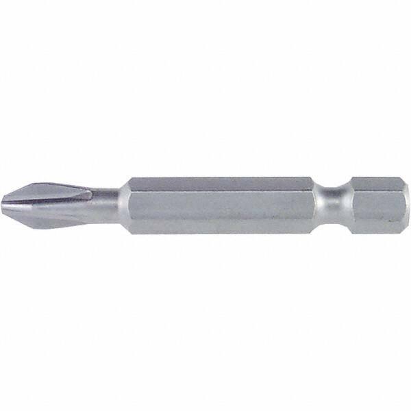 Wiha - #2 Power Bit - 1/4" Drive, 2-3/4" OAL - Caliber Tooling