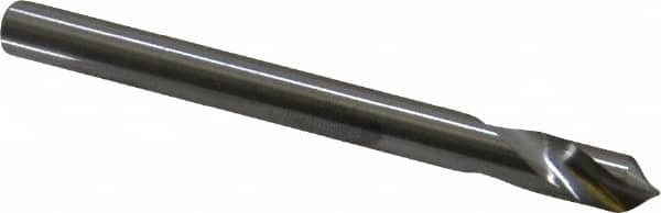 Value Collection - 1/4" Body Diam, 90°, 3" OAL, Solid Carbide Spotting Drill - Caliber Tooling