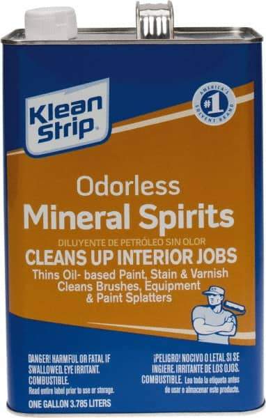 Klean-Strip - 1 Gal Mineral Spirits - 815 gL VOC Content, Comes in Metal Can - Caliber Tooling