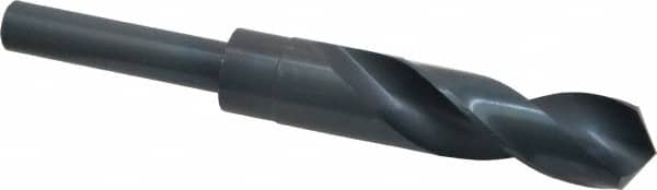 Chicago-Latrobe - 27/32" Drill, 118° Point, High Speed Steel Silver Deming & Reduced Shank Drill Bit - Caliber Tooling