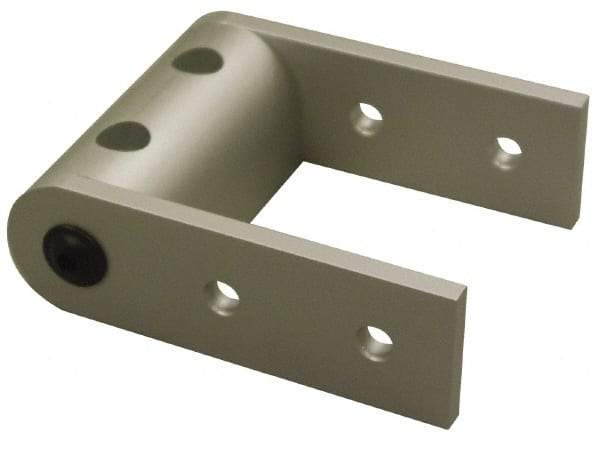 80/20 Inc. - 3" High, Open Shelving 3" Universal Arm Pivot - Aluminum, Use with Series 15 & Bolt Kit 3320 or 3325 - Caliber Tooling