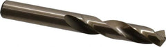 Chicago-Latrobe - 0.358" 135° Spiral Flute Cobalt Screw Machine Drill Bit - Oxide/Gold Finish, Right Hand Cut, 1-3/4" Flute Length, 3-1/16" OAL, Split Point, Straight Shank - Caliber Tooling