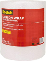 3M - 60' Long x 12" Wide, Cushion Wrap - Clear - Caliber Tooling