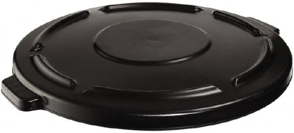 Rubbermaid - Round Lid for Use with 20 Gal Round Trash Cans - Black, Plastic, For 2620 Brute Trash Cans - Caliber Tooling