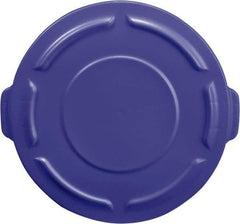 Rubbermaid - Round Lid for Use with 55 Gal Round Trash Cans - Blue, For Brute Trash Cans - Caliber Tooling