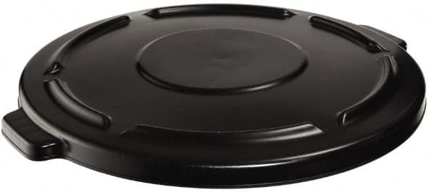 Rubbermaid - Round Lid for Use with 44 Gal Trash Cans - Black, Plastic, For 2643 Brute Trash Cans - Caliber Tooling