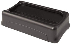 Rubbermaid - Rectangle Lid for Use with 23 Gal Rectangular Trash Cans - Black, Plastic, For Slim Jim Trash Cans - Caliber Tooling