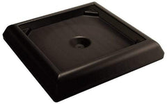 Rubbermaid - Black Plastic Weighted Base - Compatible with 45 & 65 Gal Containers, 24-1/2" Long, 6" High - Caliber Tooling