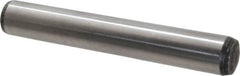 Value Collection - 12mm Diam x 80mm Pin Length Alloy Steel Pull Out Dowel Pin - C 57-63 Hardness, 1 Rounded & 1 Threaded End - Caliber Tooling