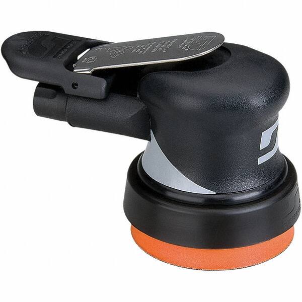 Dynabrade - 18 CFM Air Consumption, Palm Air Orbital Sander - Round Pad, - Caliber Tooling