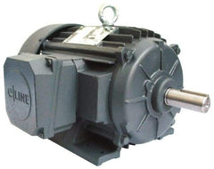 US Motors - 1.5 hp, TEFC Enclosure, No Thermal Protection, 1,175 RPM, 208-230/460 Volt, 60 Hz, Three Phase Energy Efficient Motor - Size 182 Frame, Rigid Mount, 1 Speed, Ball Bearings, 5.2-4.6/2.3 Full Load Amps, F Class Insulation, CCW Lead End - Caliber Tooling