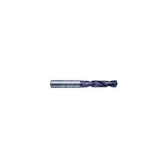 Screw Machine Length Drill Bit: 0.2047″ Dia, 140 °, Solid Carbide Coated, Right Hand Cut, Spiral Flute, Straight-Cylindrical Shank, Series 5514