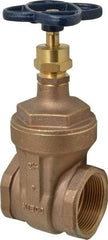 NIBCO - 2-1/2" Pipe, Class 125, Threaded Bronze Solid Wedge Stem Gate Valve - 200 WOG, 125 WSP, Screw-In Bonnet - Caliber Tooling