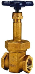 NIBCO - 3" Pipe, Class 125, Threaded Bronze Solid Wedge Rising Stem Gate Valve - 200 WOG, 125 WSP, Union Bonnet - Caliber Tooling