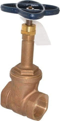 NIBCO - Class 125, Threaded Bronze Solid Wedge Rising Stem Gate Valve - 200 WOG, 125 WSP, Union Bonnet - Caliber Tooling