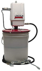 Lincoln - Grease Lubrication Aluminum Air-Operated Pump - For 25 to 50 Lb (Drum) & 35 to 50 Lb (Pail) Container - Caliber Tooling