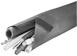 Made in USA - Cable and Hose Carrier Vinyl Hose Sleeve - 7 Inch Overall Diameter, Cut to Order Length - Caliber Tooling