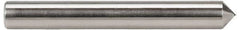 Made in USA - 0.015" Ball Radius Diamond Dresser - 3" Long x 3/8" Shank Diam - Caliber Tooling