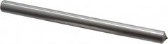 Made in USA - 1/4 Carat Single Point Diamond Dresser - 6" Long x 7/16" Shank Diam - Caliber Tooling