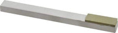 Made in USA - Extra Fine, 1" Length of Cut, Single End Diamond Hone - 320 Grit, 3/8" Wide x 3/8" High x 4" OAL - Caliber Tooling