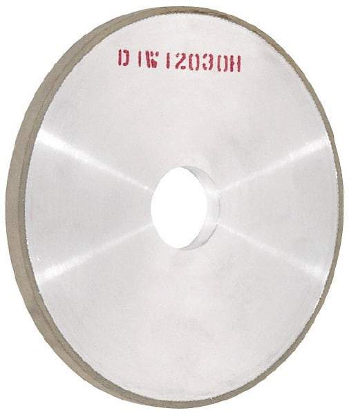 Made in USA - 8" Diam x 1-1/4" Hole x 1/2" Thick, 150 Grit Surface Grinding Wheel - Diamond, Type 1A1, Very Fine Grade - Caliber Tooling