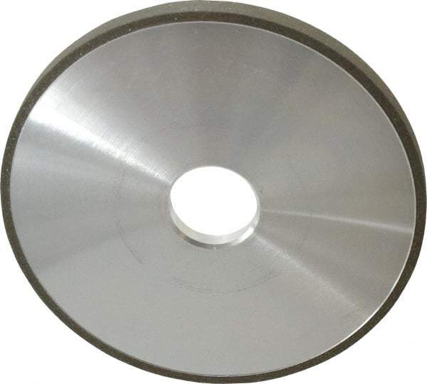 Made in USA - 6" Diam x 1-1/4" Hole x 3/8" Thick, 100 Grit Surface Grinding Wheel - Diamond, Type 1A1, Fine Grade - Caliber Tooling