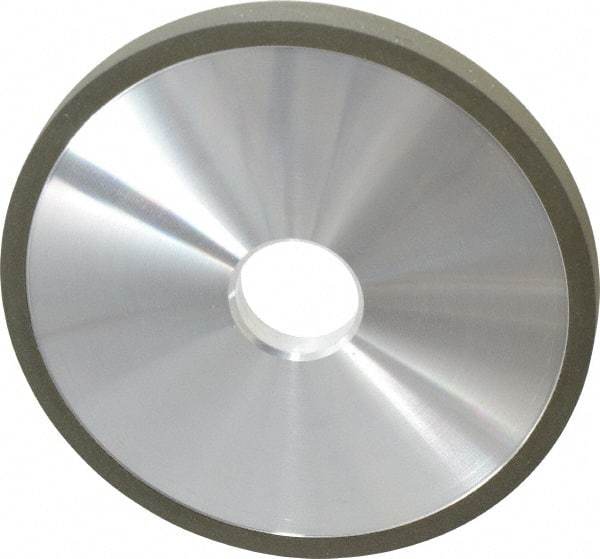 Made in USA - 6" Diam x 1-1/4" Hole x 1/2" Thick, 150 Grit Surface Grinding Wheel - Diamond, Type 1A1, Very Fine Grade - Caliber Tooling