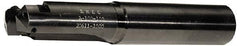 Allied Machine and Engineering - Series F, 3 to 3-7/8" Diam, 2-1/2" Diam Straight Shank, Straight Flute Spade Drill - 5-1/2" Max Depth, 6-3/4" Body Length, 9-1/2" OAL, Short Length, Through Coolant - Caliber Tooling