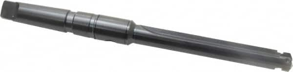 Allied Machine and Engineering - Series A, 31/32 to 1-3/8" Diam, 4MT Taper Shank, Straight Flute Spade Drill - 7-3/4" Max Depth, 10-7/32" Body Length, 14-5/16" OAL, Standard Length, Through Coolant - Caliber Tooling