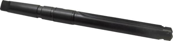 Allied Machine and Engineering - Series B, 1-1/4 to 1-3/4" Diam, 4MT Taper Shank, Straight Flute Spade Drill - 8-1/8" Max Depth, 10-21/32" Body Length, 14-11/16" OAL, Standard Length, Through Coolant - Caliber Tooling