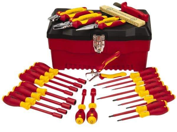 Wiha - 25 Piece Insulated Hand Tool Set - Comes in Molded Case - Caliber Tooling