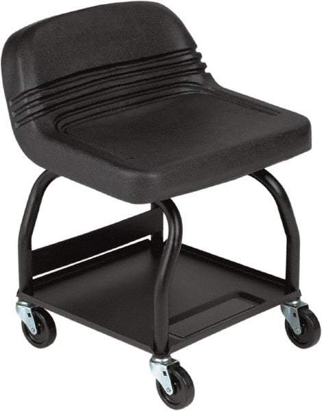 Whiteside - 480 Lb Capacity, 4 Wheel Creeper Seat - Steel, 24" High x 18" Wide - Caliber Tooling